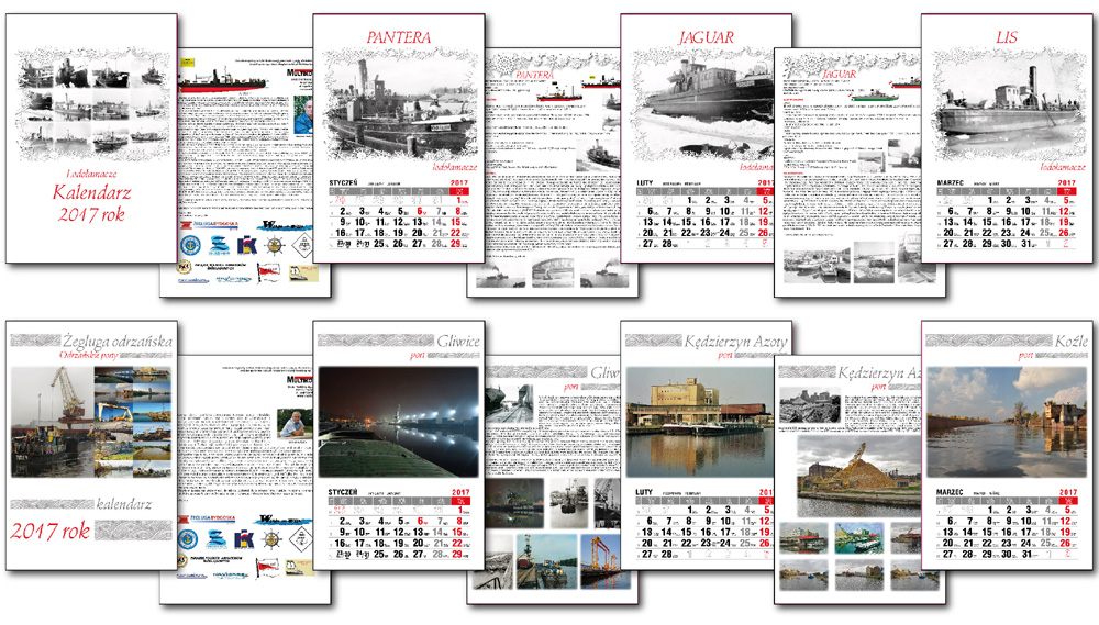 Kalendarze wodniackie 2017
