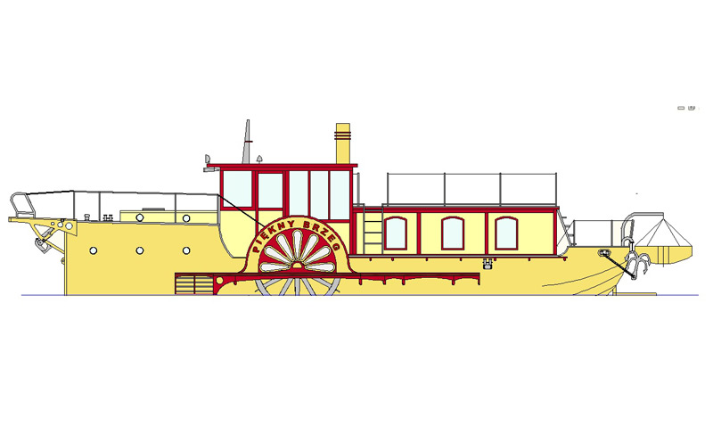 Bocznokołowiec "Selera" - raport