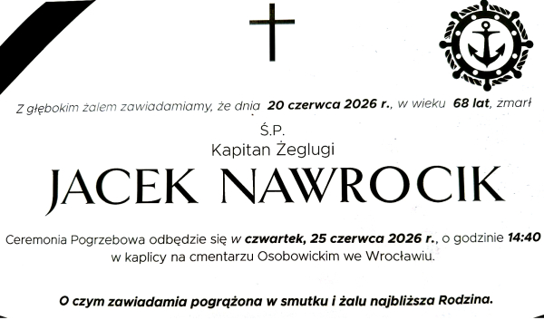 Odszedł kpt. ż.ś. Jacek Nawrocik
